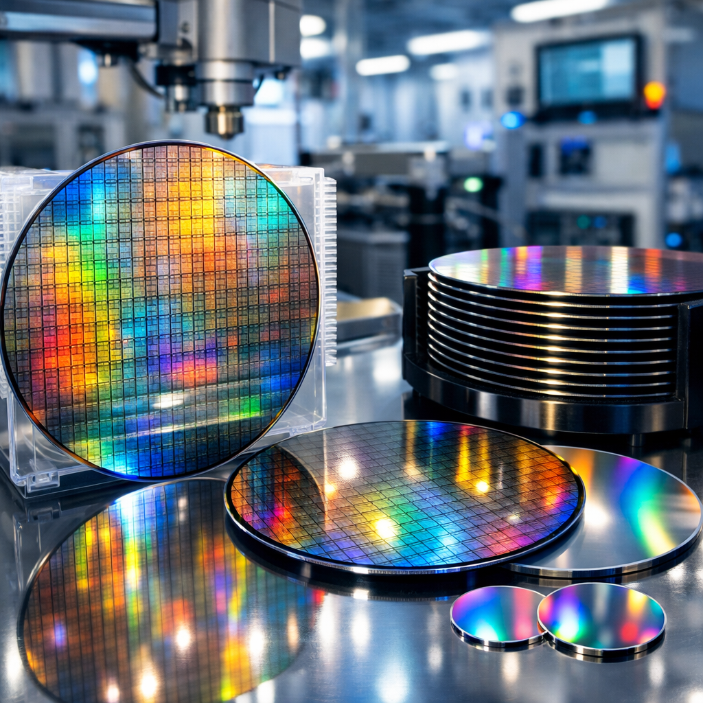 semiconductor industry wafers shiny-1