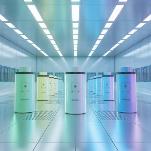 Nordic Clean Tech ultra-low humidity dry room for lithium-ion battery manufacturing with ISO 14644 compliance